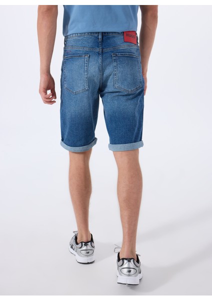 Mavi Erkek Normal Bel Tapered Fit Denim Şort 50537719_HUGO 634/S 10271026 01 indirimleri