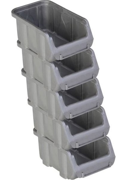 Gri Plastik Avadanlık Seti 5 Adet, Dayanıklı ve Kullanışlı Ürünler