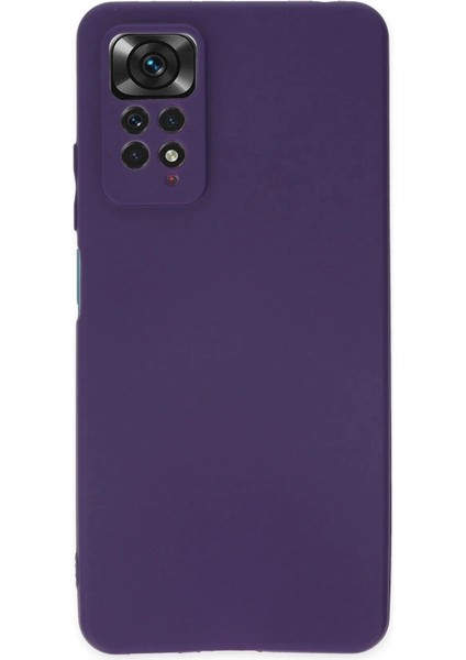 Newface Xiaomi Redmi Note 11 Pro Kılıf First Silikon - Mürdüm