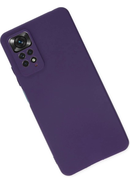 Newface Xiaomi Redmi Note 11 Pro Kılıf First Silikon - Mürdüm modelleri