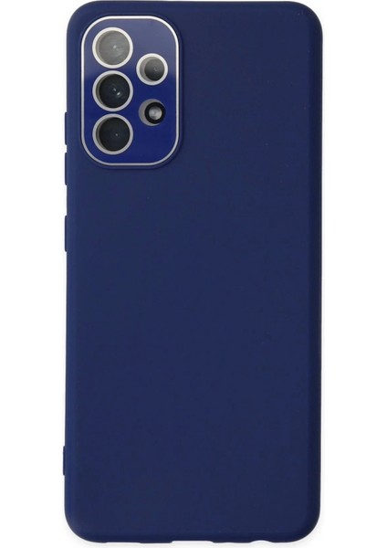 Newface Samsung Galaxy A33 5g Kılıf Lansman Glass Kapak - Sky Blue