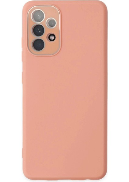 Newface Samsung Galaxy A33 5g Kılıf Lansman Glass Kapak - Pembe