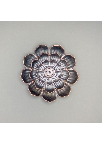 Kahverengi Lotus Yapraklı Pirinç Tütsülük, Şık ve Doğal Dekoratif Ürün fırsatları