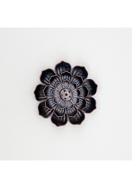 Kahverengi Lotus Yapraklı Pirinç Tütsülük, Şık ve Doğal Dekoratif Ürün indirimleri