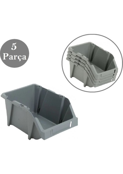 Depo Raf Düzenleyici Parça Seti 5'li 193X123X97 mm