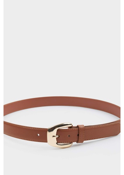 Kadın Büyük Toka Suni Deri Jean Kemeri F3282AXNS modelleri