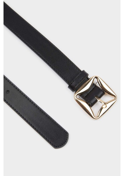 Kadın Kare Toka Suni Deri Jean Kemeri F3279AXNS fiyatları