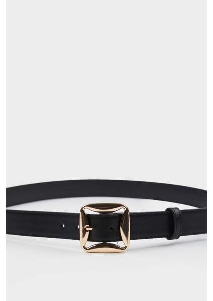 Kadın Kare Toka Suni Deri Jean Kemeri F3279AXNS modelleri