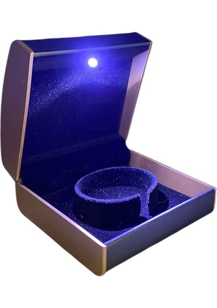 Renkli Işıklı Deri Kelepçe Kutusu, Şık ve Kullanışlı Tasarım