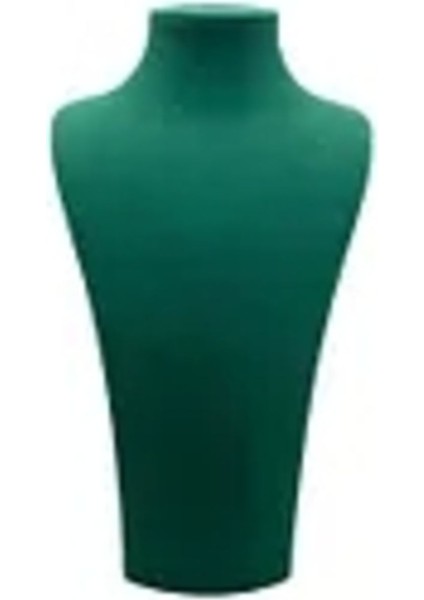 Yeşil Süet Kumaş Takı Mankeni, 25/12 Cm, Sergileme, Elisia, Zarif ve Şık Tasarım fiyatları