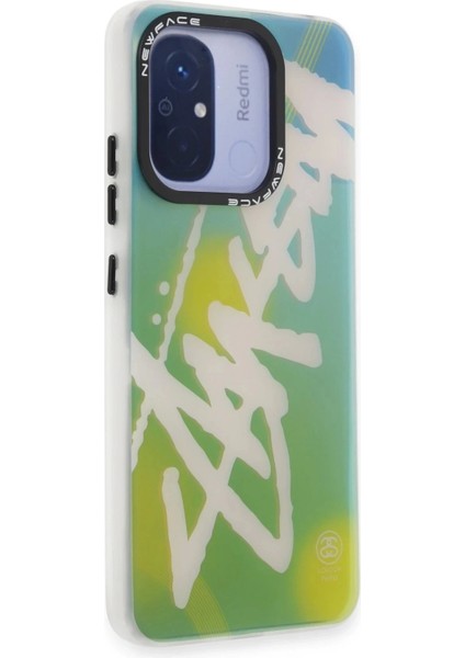 Newface Xiaomi Redmi 12C Kılıf Estoril Desenli Kapak - Estoril - 2 fiyatları