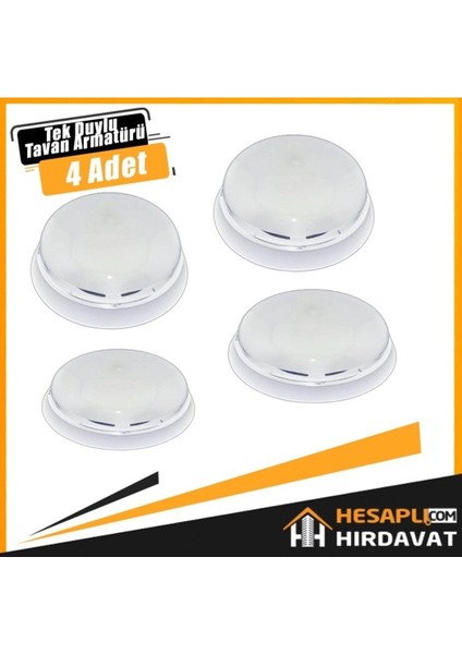 4’lü Tek Duylu Tavan Lambası Seti, Şık ve Modern Aydınlatma Çözümü