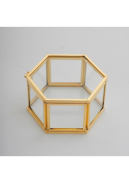 Kapaklı Cam Takı Yüzük Kutusu, Gold Pirinç, Düğün ve Nişan Organizasyonu modelleri