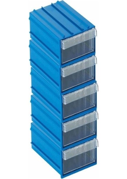 5'li Plastik Çekmeceli Kutu Seti, Düzen ve Saklama Kolaylığı Sağlar