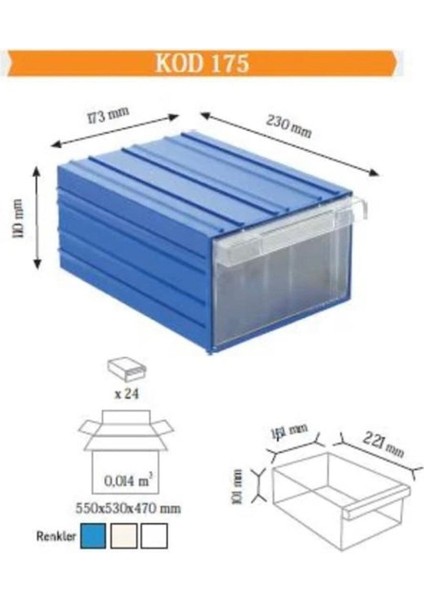 5'li Plastik Çekmeceli Kutu Seti, Düzen ve Saklama Kolaylığı Sağlar modelleri