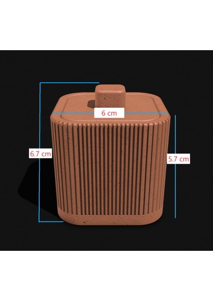 Beyaz Dekoratif Kapaklı Mumluk Kabı ve Taştozu Kalıbı, Şık ve Kullanışlı Tasarım modelleri