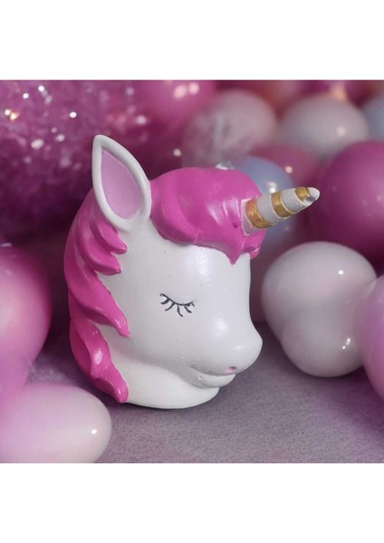 El Yapımı Unicorn Figürlü Pembe Organizer ve Saksı Biblo, Şık ve Kullanışlı Tasarım modelleri