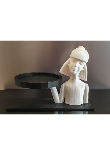 Şık ve Kullanışlı Tepsili Sunumluk, Beyaz Renkli Kahve Servisi Ürünü fiyatları