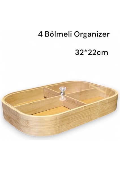Bambu Saklama Kutusu, Takı ve Aksesuar Organizer, Akrilik Kapaklı, Şık ve Kullanışlı fiyatları