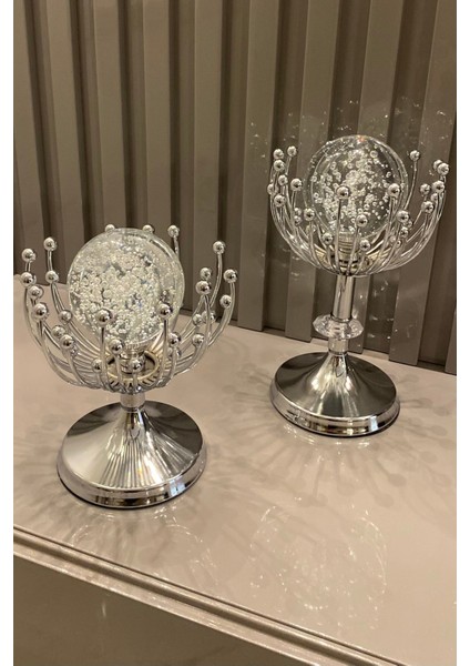 Ikili Balon ve Diken Küre Dekor, 20-25 Cm, Şık ve Parlak Tasarım modelleri