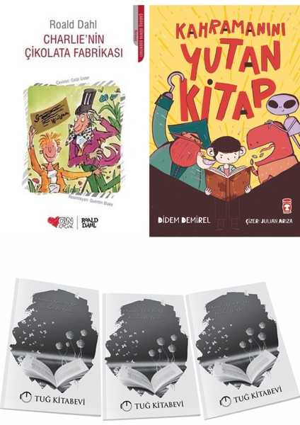 Charlie’nin Çikolata Fabrikası ve Kahramanını Yutan Kitap + Hediyeli