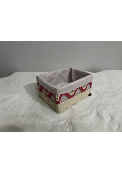 Dalga Desenli Pembe Makyaj ve Düzenleme Sepeti, Şık Organizer fiyatları