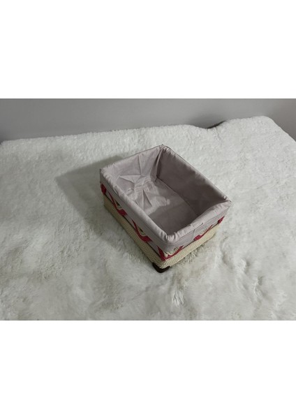 Dalga Desenli Pembe Makyaj ve Düzenleme Sepeti, Şık Organizer fırsatları