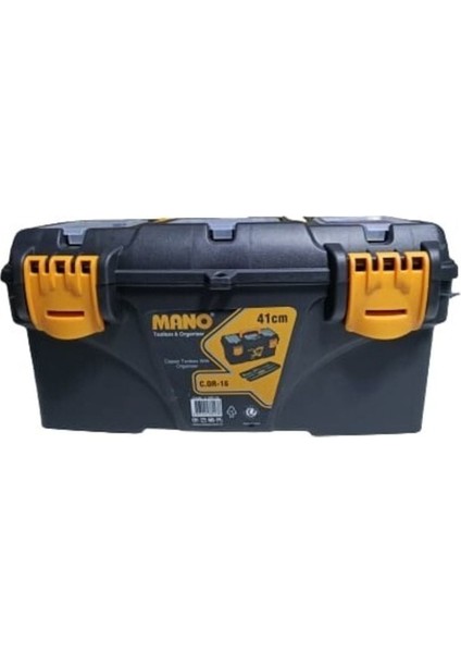 16" Plastik Takım Çantası, Kilitli, Dayanıklı ve Pratik Taşıma Çözümü