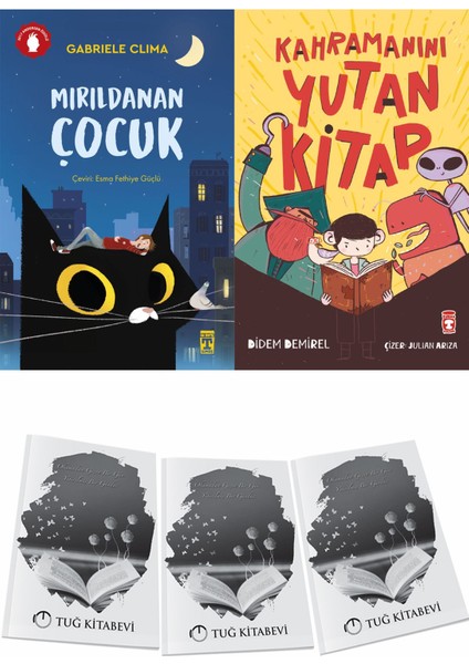 Mırıldanan Çocuk ve Kahramanını Yutan Kitap + Hediyeli