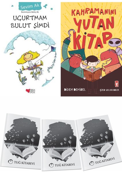 Uçurtmam Bulut Şimdi ve Kahramanını Yutan Kitap + Hediyeli