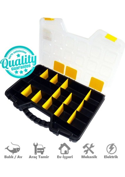 Çok Bölmeli Ayarlanabilir Takım Çantası, Vida Kutusu, Organizer modelleri