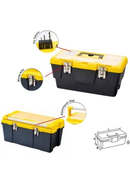 Işlevsel ve Dayanıklı 22" Metal Kilitli Takım Çantası, Pratik Taşıma Için Ideal fiyatları