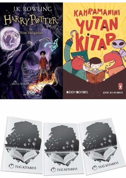 Harry Potter ve Ölüm Yadigârları ve Kahramanını Yutan Kitap + Hediyeli