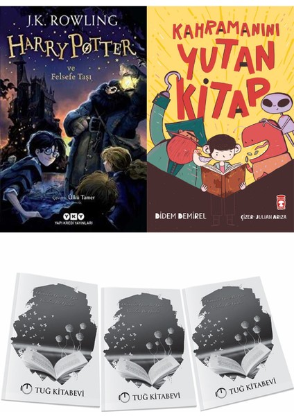 Harry Potter ve Felsefe Taşı ve Kahramanını Yutan Kitap + Hediyeli