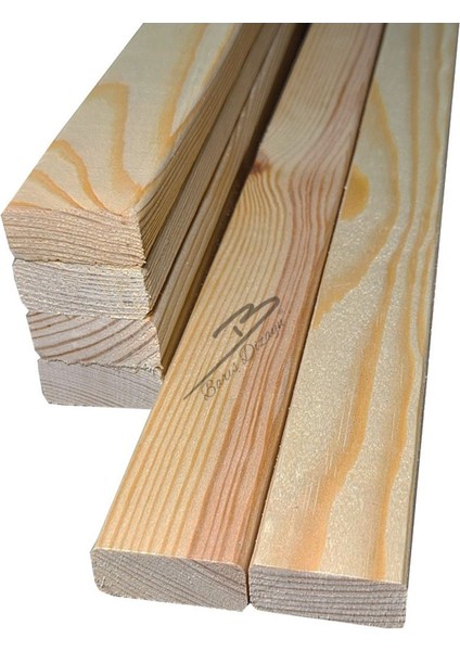 Çam Masif Silinmiş Kuru Tahta, Oval Kenar, 3,5x1,5cm, Uzunluk Seçenekleri fiyatları