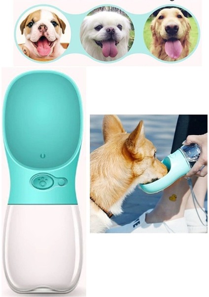 Taşınabilir Köpek ve Kedi Suluğu, 350ML, Sızdırmaz Seyahat Su Kabı fiyatları