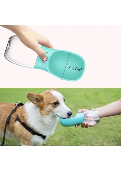 Taşınabilir Köpek ve Kedi Suluğu, 350ML, Sızdırmaz Seyahat Su Kabı fırsatları