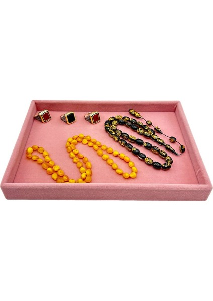 Mini Pembe Süet Servis ve Fotoğraf Tablası, Şık ve Kullanışlı Ürün. fiyatları