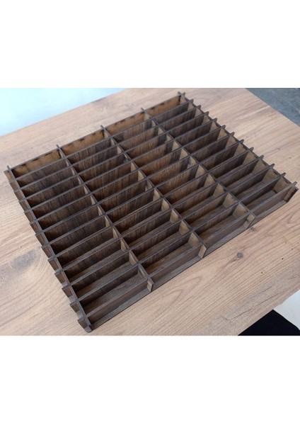 Ahşap Takı ve Yüzük Organizer Kutusu, 48 Gözlü, Şık ve Kullanışlı Tasarım fırsatları