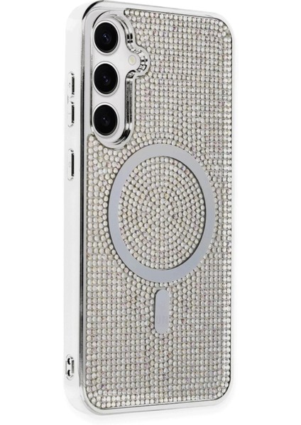 Newface Samsung Galaxy S23 Kılıf Diamond Magsafe Kapak - Rainbow fiyatları