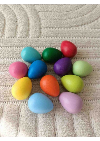 12 Li Renkli Yumurta