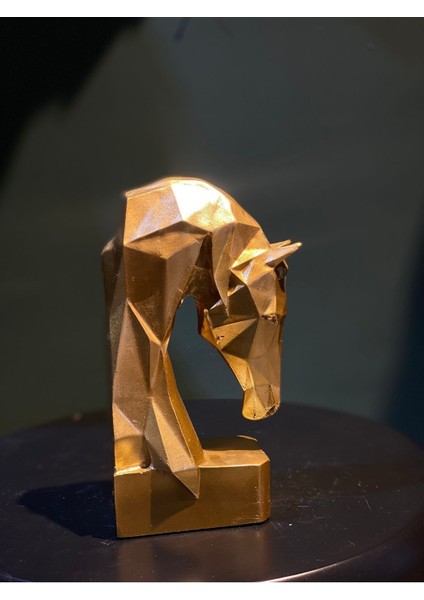 2'li Dekoratif Kubik At Başlı Kitap Tutucu Biblo, Şık ve Fonksiyonel Dekorasyon Parçası fiyatları