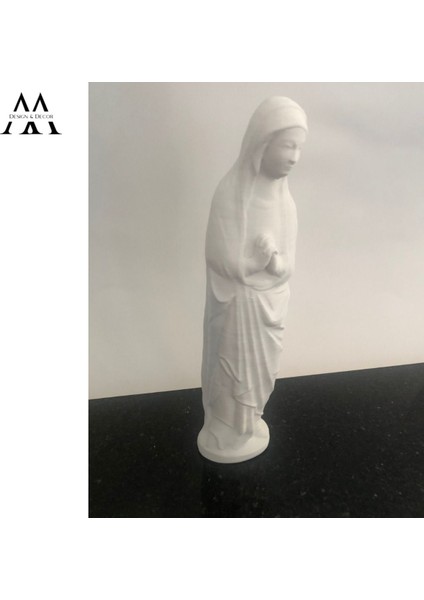 20 cm Meryem Ana Heykeli, Şık ve Zarif Beyaz Dekorasyon Parçası modelleri