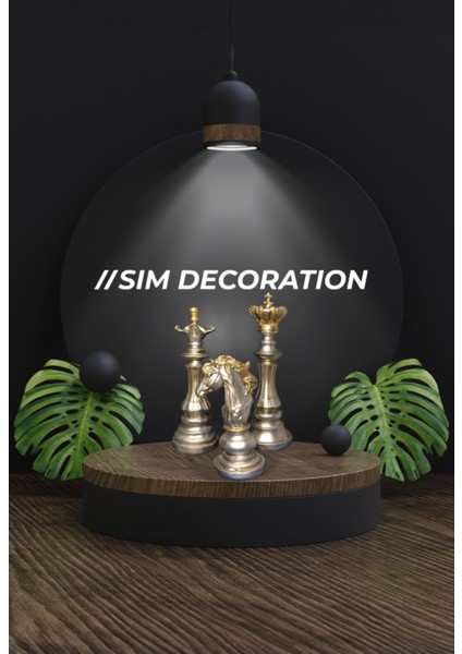 El Yapımı Satranç Heykeli, Biblo, Şah ve Vezir Dekoratif Obje, Zarif Süs. fiyatları