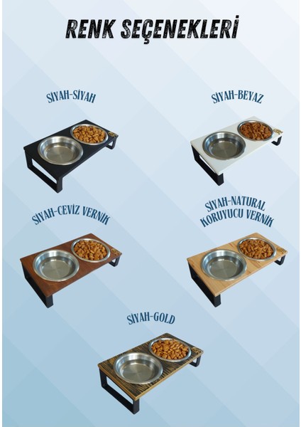 Sağlıklı Yeme Standı, %10 Eğimli, Kaymaz Ayaklar, Kedi ve Köpekler Için Siyah modelleri