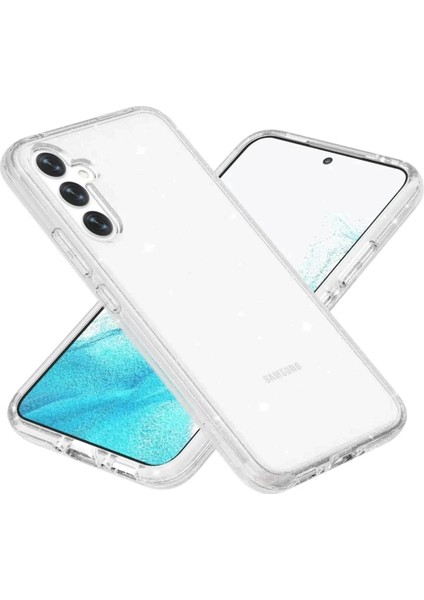 Newface Samsung Galaxy S23 Fe Kılıf Glow Magsafe Kapak - Şeffaf