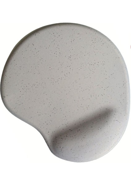Oval Gri Kum Desen Bilek Destekli Kaymaz Bilgisayar Notebook Mouse Pad-Bileklikli Maus Ped fiyatları