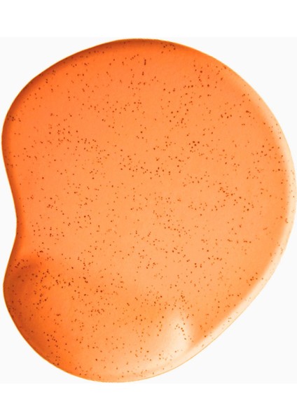 Oval Turuncu Kum Desen Bilek Destekli Kaymaz Bilgisayar Notebook Mouse Pad-Bileklikli Maus Ped