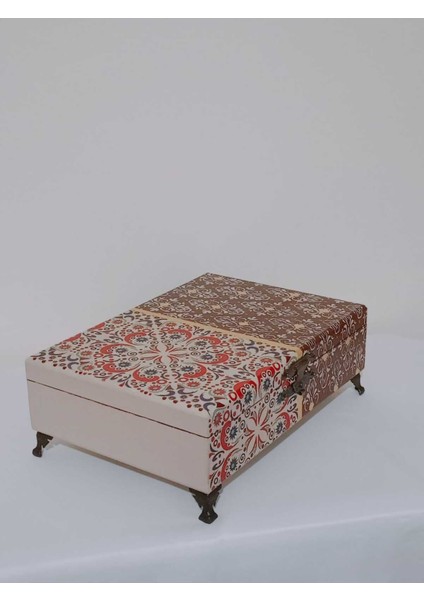 Ahşap Dekoratif, Takı ve Aksesuar Kutusu, 29X18,5X7,5 Cm, Kahverengi modelleri