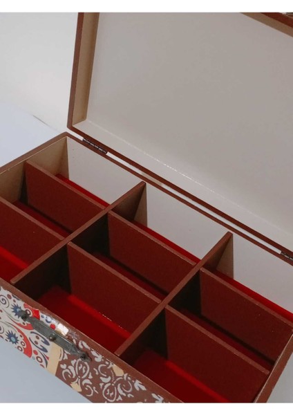 Ahşap Dekoratif, Takı ve Aksesuar Kutusu, 29X18,5X7,5 Cm, Kahverengi indirimleri